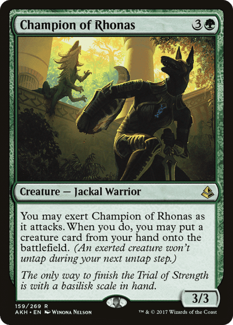 Champion of Rhonas (159) — Amonkhet