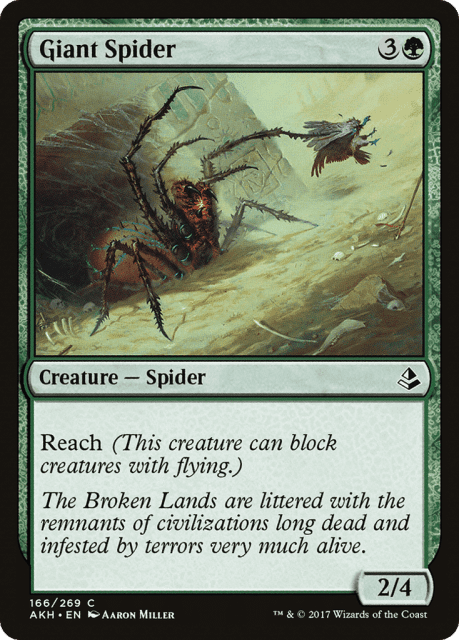 Giant Spider (166) — Amonkhet