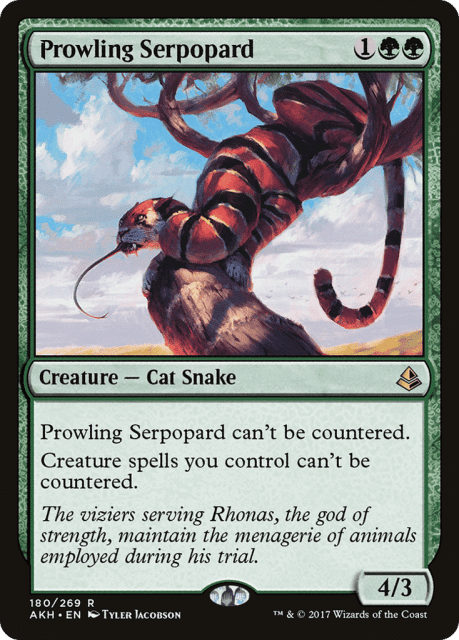 Prowling Serpopard (180) — Amonkhet