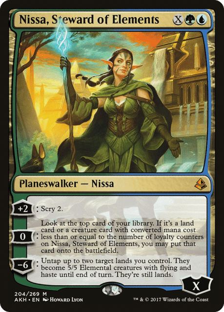 Nissa, Steward of Elements (204) — Amonkhet