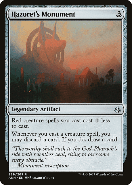 Hazoret's Monument (229) — Amonkhet