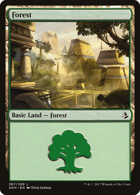 Forest (267) — Amonkhet