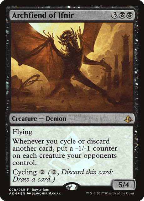 Archfiend of Ifnir (78) — Amonkhet Promos