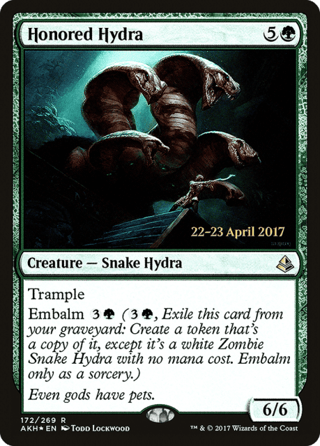 Honored Hydra (172) — Amonkhet Promos