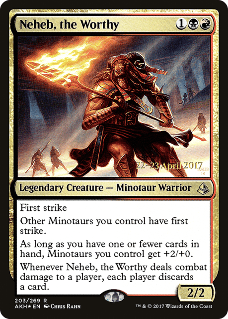 Neheb, the Worthy (203) — Amonkhet Promos