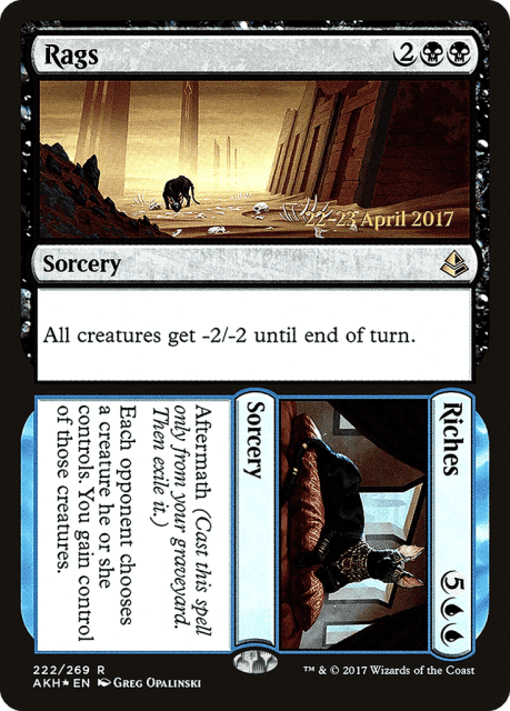 Rags // Riches (222) — Amonkhet Promos