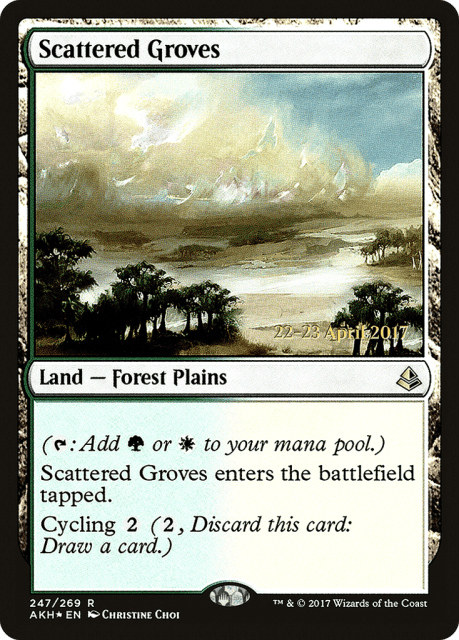 Scattered Groves (247) — Amonkhet Promos