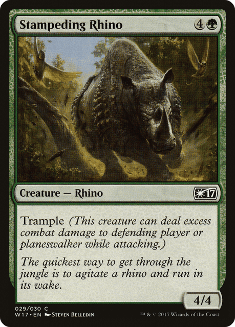 Stampeding Rhino (29) — Welcome Deck 2017