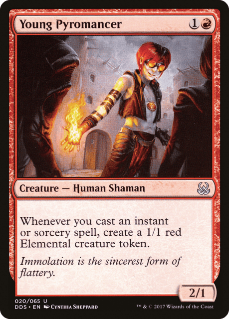 Young Pyromancer (20) — Duel Decks: Mind vs. Might