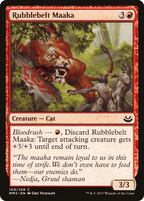 Rubblebelt Maaka (109) — Modern Masters 2017