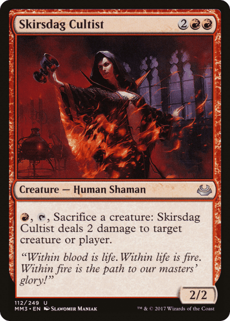 Skirsdag Cultist (112) — Modern Masters 2017