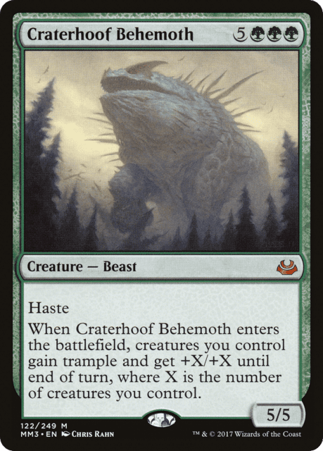 Craterhoof Behemoth (122) — Modern Masters 2017