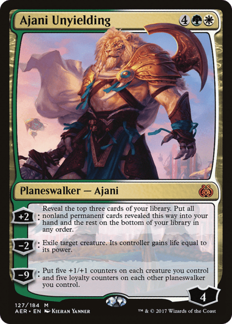 Ajani Unyielding (127) — Aether Revolt