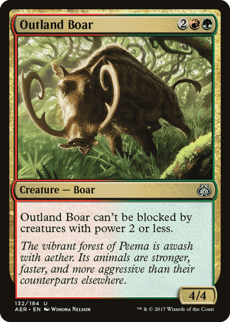 Outland Boar (132) — Aether Revolt