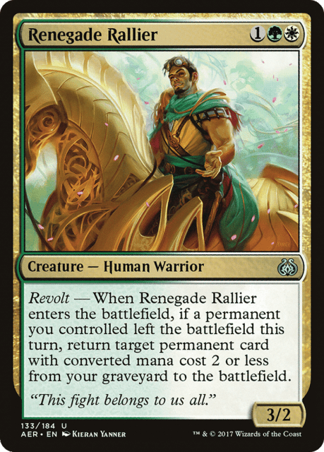 Renegade Rallier (133) — Aether Revolt