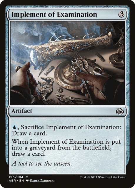 Implement of Examination (156) — Aether Revolt