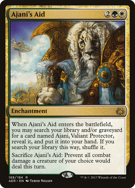 Ajani's Aid (188) — Aether Revolt