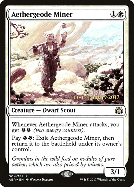 Aethergeode Miner (4) — Aether Revolt Promos