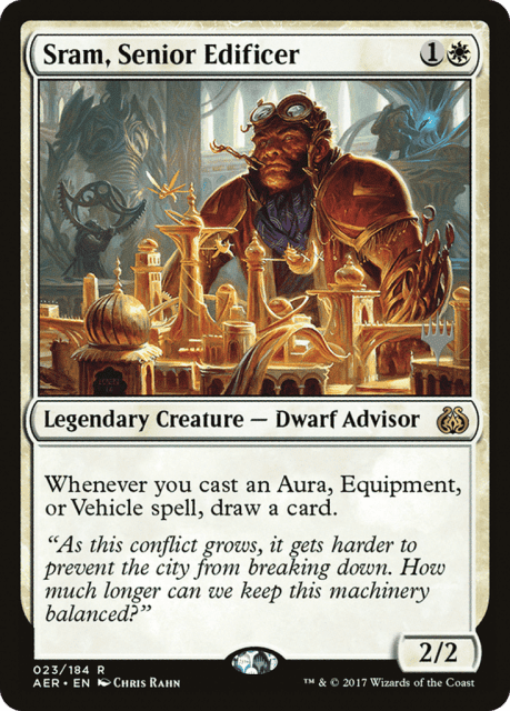Sram, Senior Edificer (23) — Aether Revolt Promos