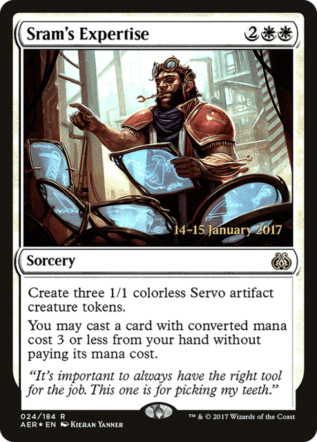 Sram's Expertise (24) — Aether Revolt Promos