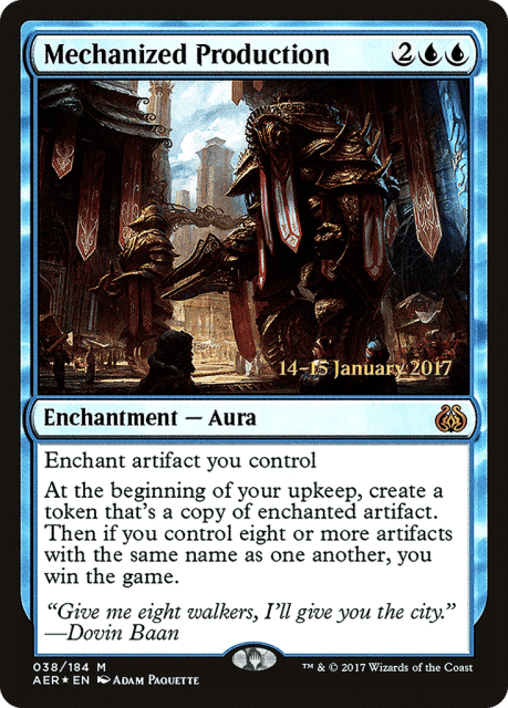Mechanized Production (38) — Aether Revolt Promos