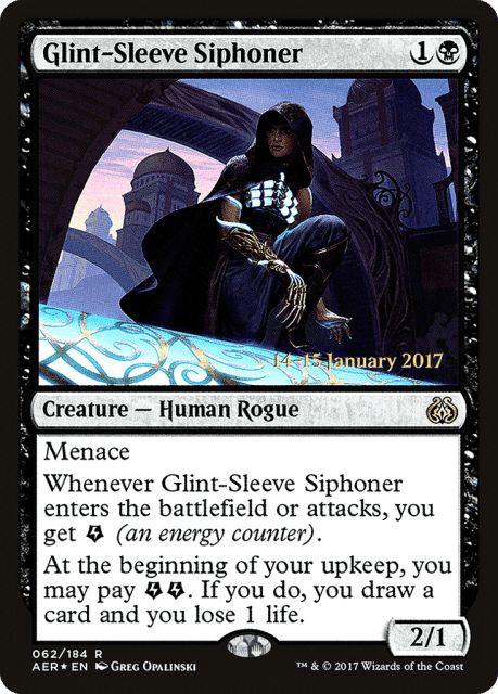 Glint-Sleeve Siphoner (62) — Aether Revolt Promos