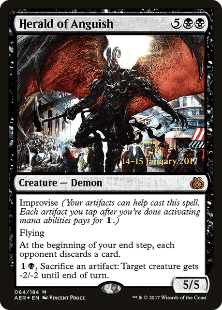 Herald of Anguish (64) — Aether Revolt Promos
