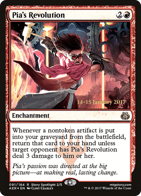 Pia's Revolution (91) — Aether Revolt Promos