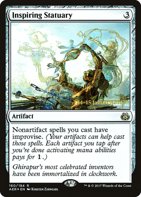 Inspiring Statuary (160) — Aether Revolt Promos