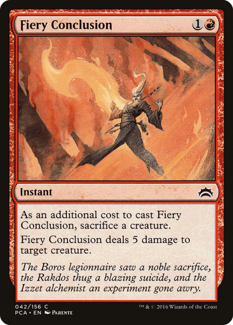 Fiery Conclusion (42) — Planechase Anthology