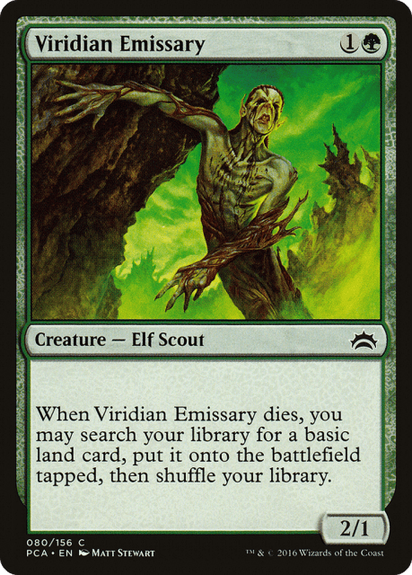 Viridian Emissary (80) — Planechase Anthology