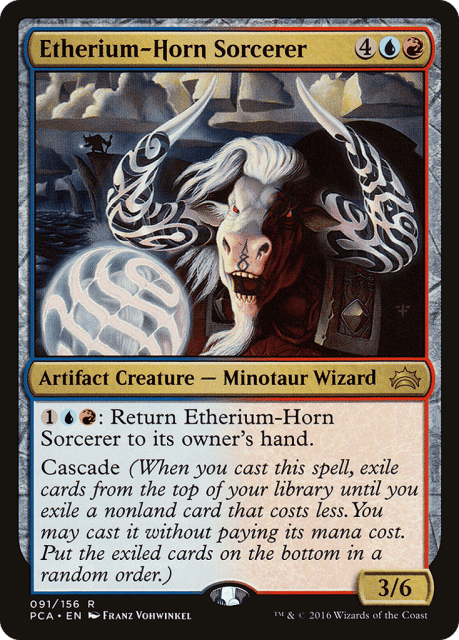 Etherium-Horn Sorcerer (91) — Planechase Anthology