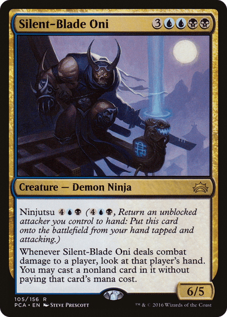 Silent-Blade Oni (105) — Planechase Anthology