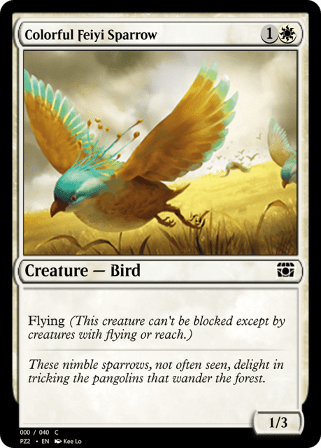 Colorful Feiyi Sparrow (70811) — Treasure Chest