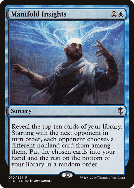Manifold Insights (10) — Commander 2016