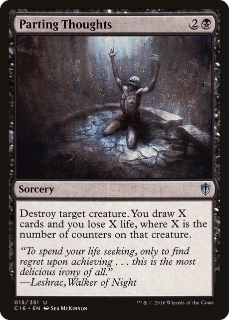 Parting Thoughts (15) — Commander 2016