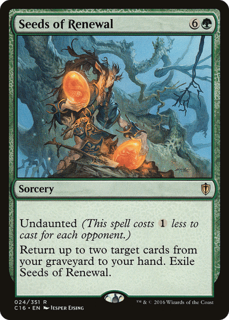 Seeds of Renewal (24) — Commander 2016