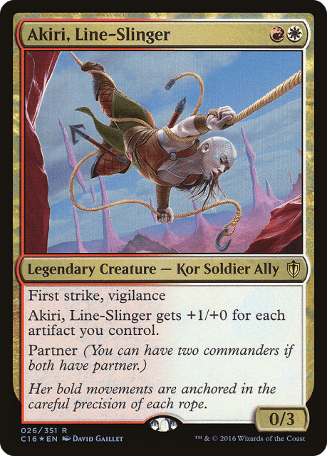 Akiri, Line-Slinger (26) — Commander 2016