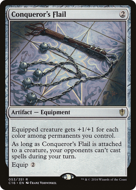 Conqueror's Flail (53) — Commander 2016
