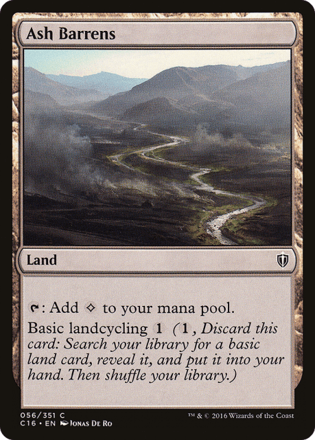 Ash Barrens (56) — Commander 2016