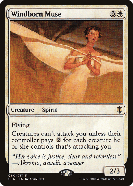 Windborn Muse (80) — Commander 2016