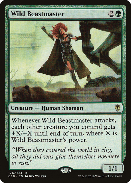 Wild Beastmaster (176) — Commander 2016