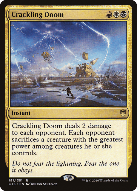 Crackling Doom (191) — Commander 2016