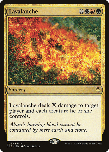 Lavalanche (209) — Commander 2016
