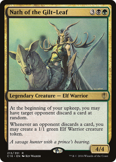 Nath of the Gilt-Leaf (213) — Commander 2016