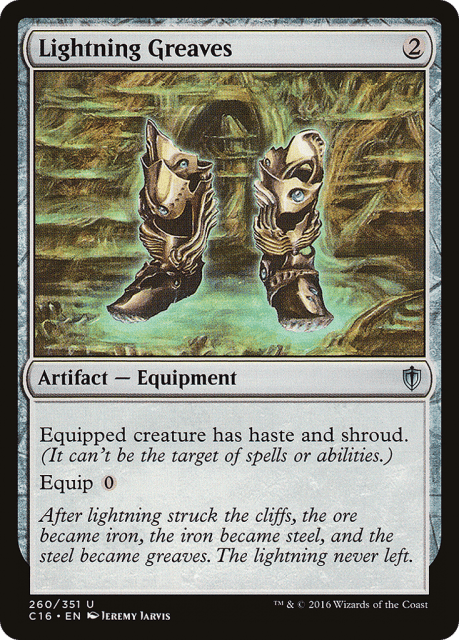 Lightning Greaves (260) — Commander 2016