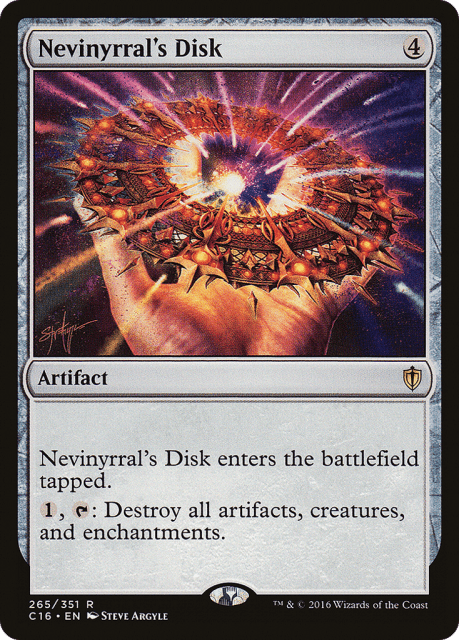 Nevinyrral's Disk (265) — Commander 2016