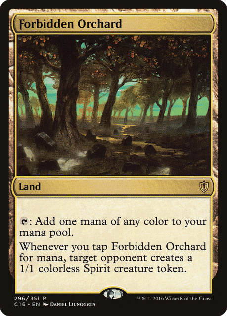 Forbidden Orchard (296) — Commander 2016