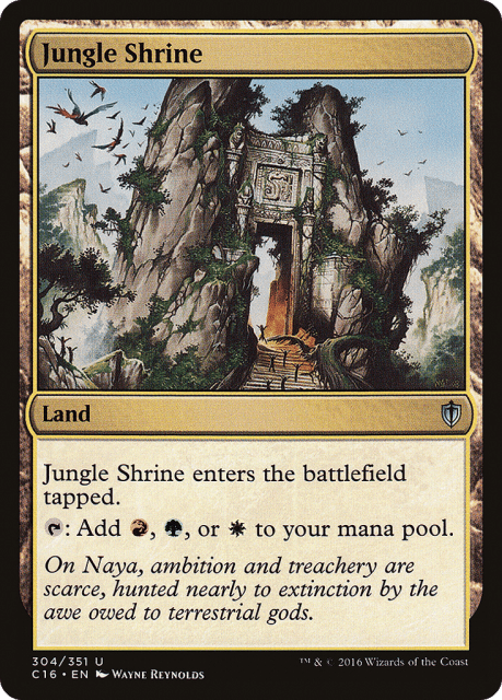 Jungle Shrine (304) — Commander 2016