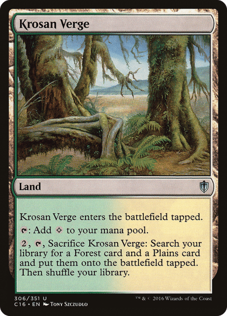 Krosan Verge (306) — Commander 2016